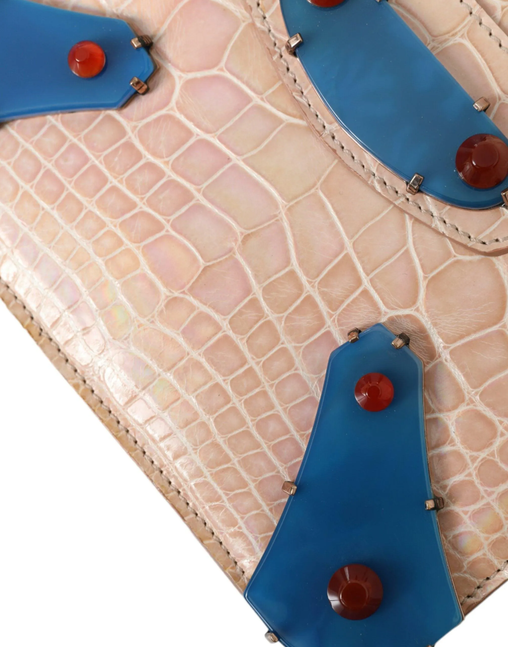 Balenciaga Chain Beige Evening Mini Clutch