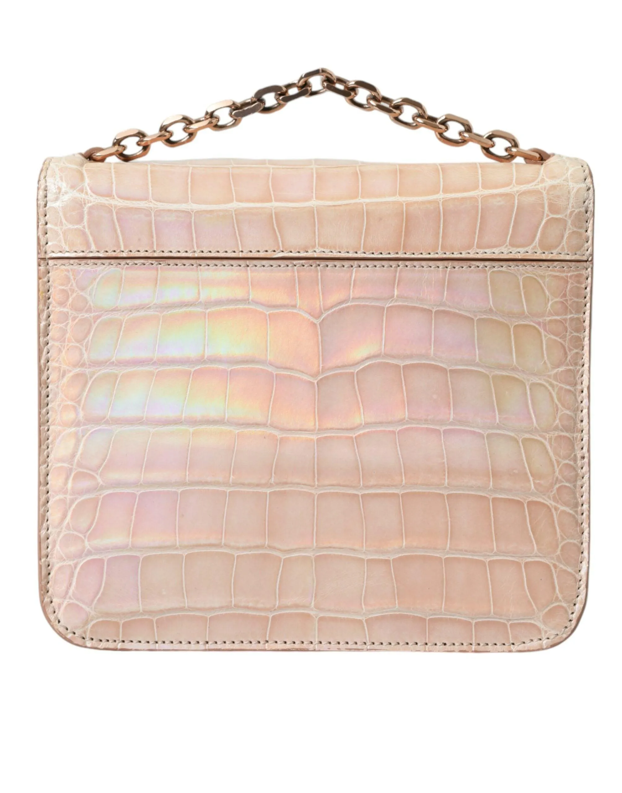 Balenciaga Chain Beige Evening Mini Clutch