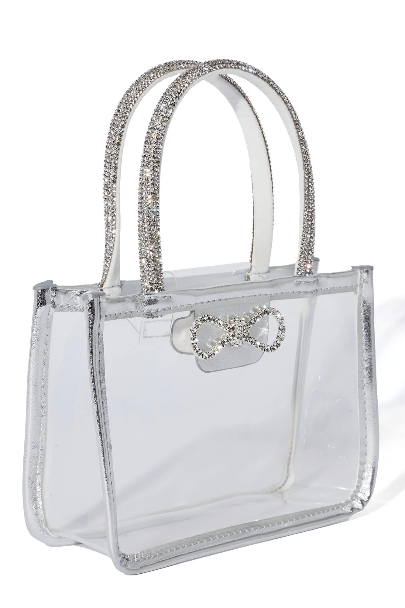 Be Clear With Me Handbag - Silver