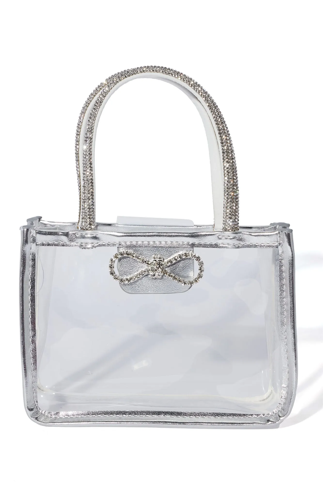 Be Clear With Me Handbag - Silver