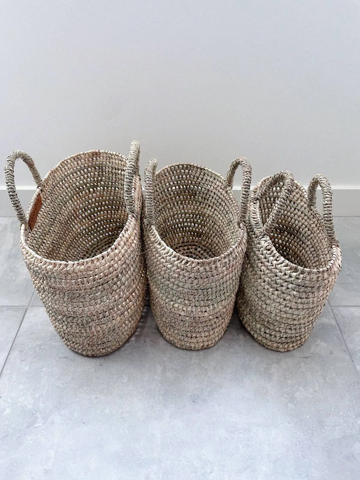 Bohemia Design - Oval Open Weave Nesting Baskets