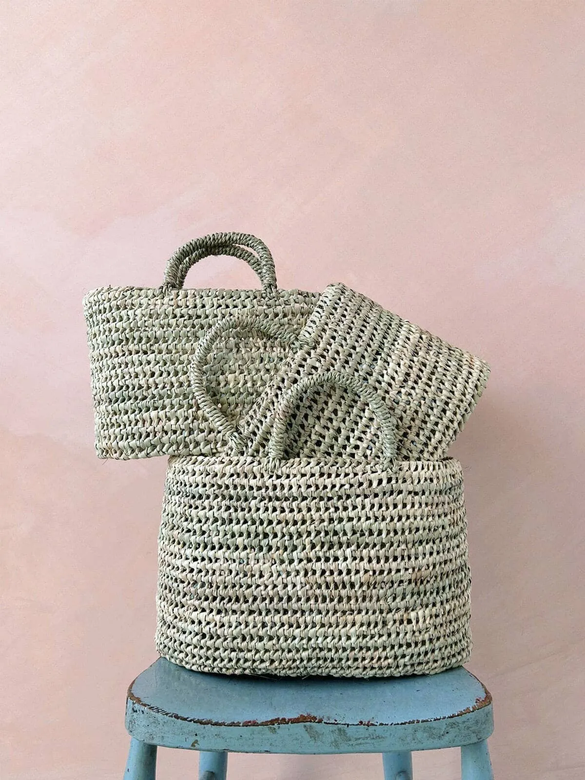 Bohemia Design - Oval Open Weave Nesting Baskets