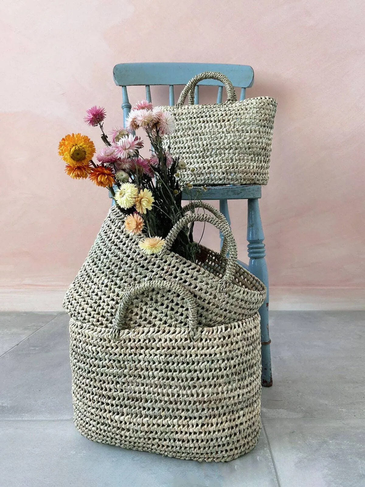 Bohemia Design - Oval Open Weave Nesting Baskets