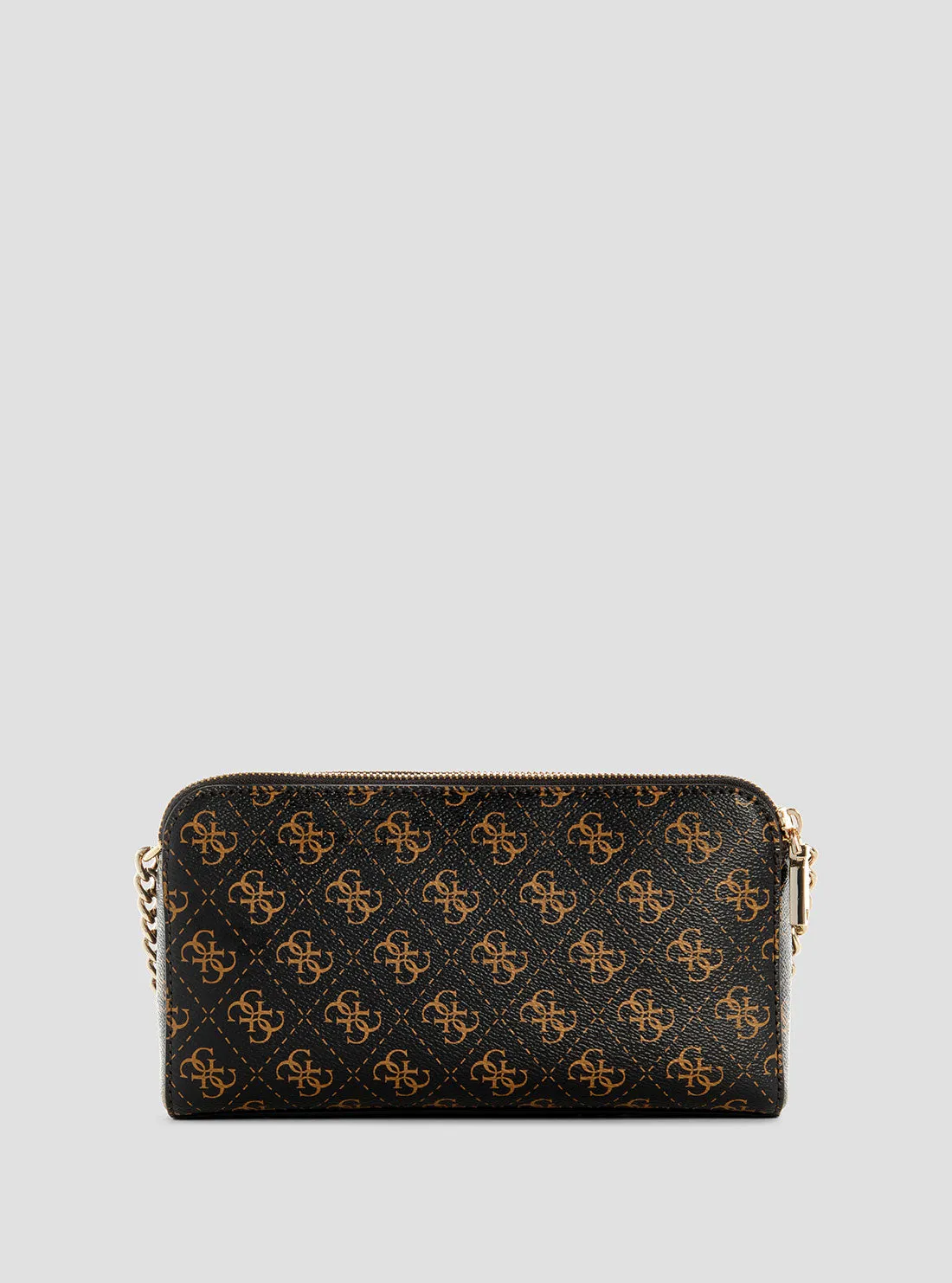 Brown Logo Daryna Crossbody Bag