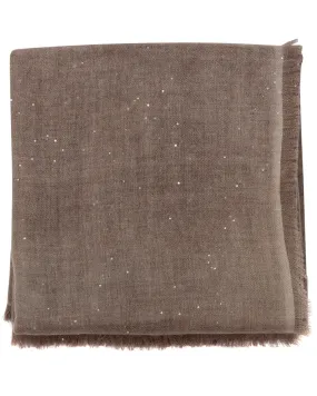 Brown Starlight Cashmere Stole