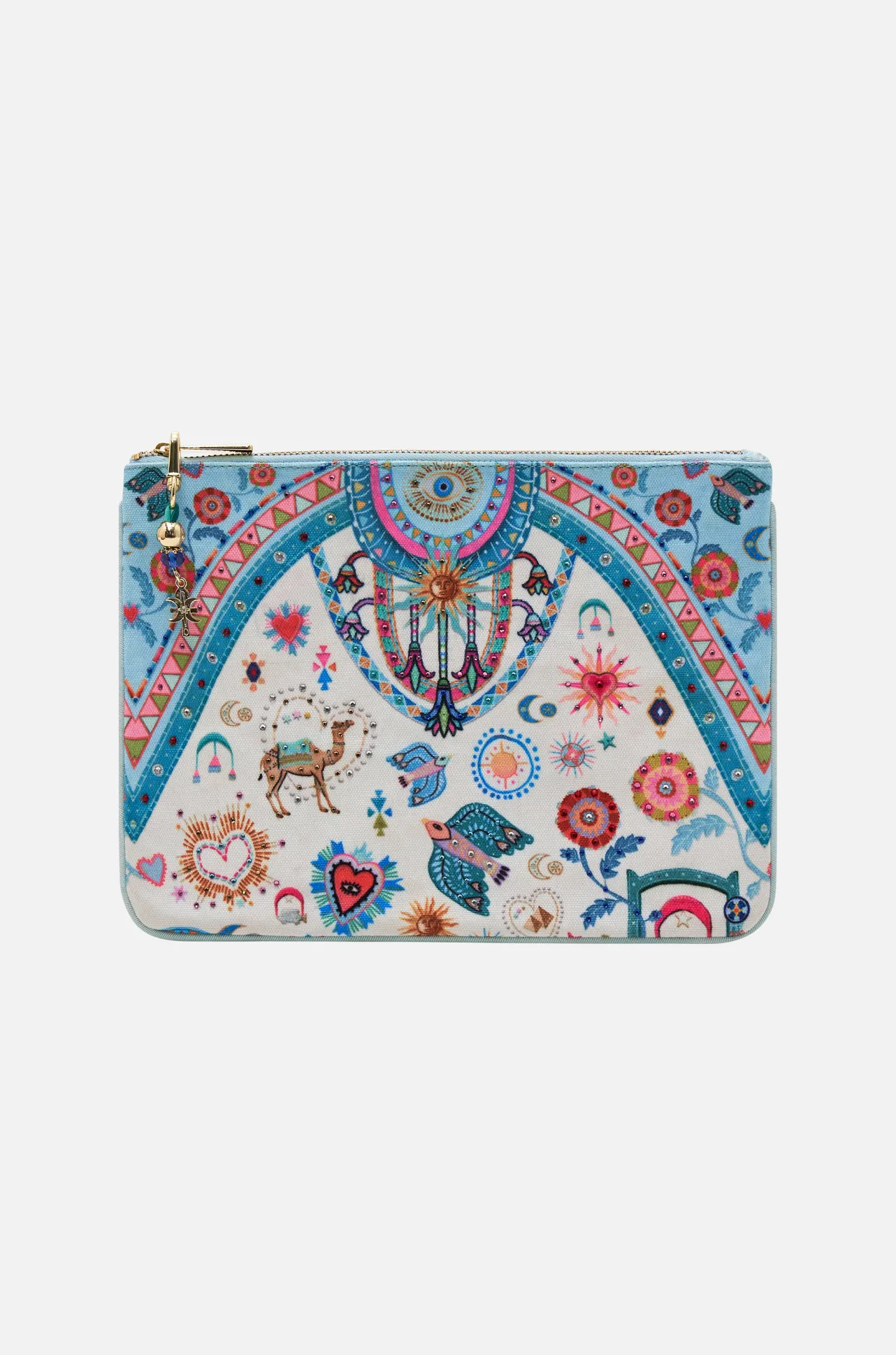 Camilla - Living In Colour Small Canvas Clutch