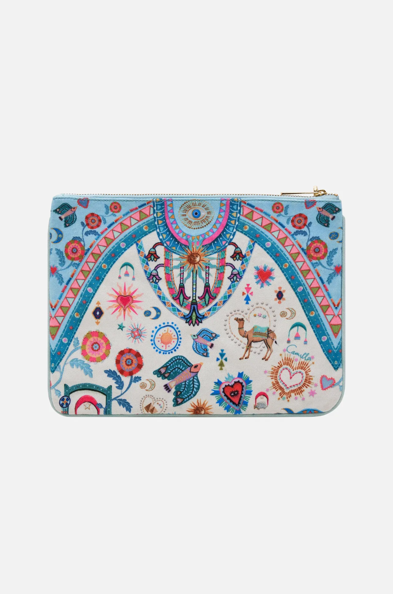 Camilla - Living In Colour Small Canvas Clutch