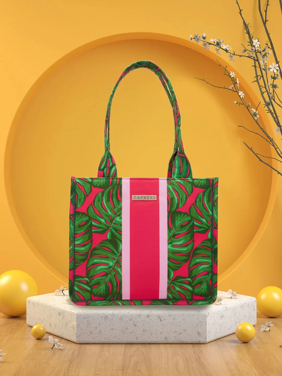 Caprese Tulip Tote Large Green