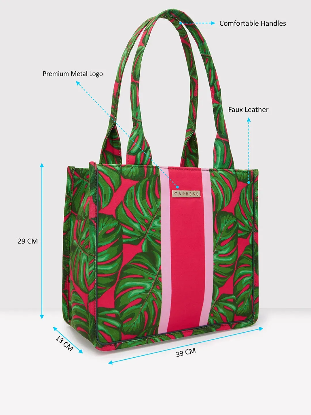 Caprese Tulip Tote Large Green