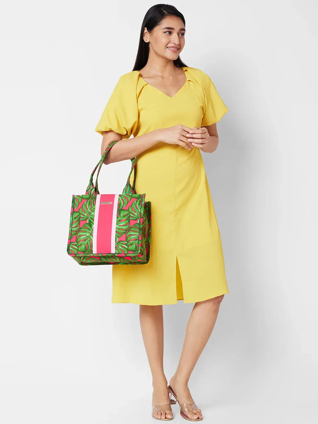 Caprese Tulip Tote Large Green