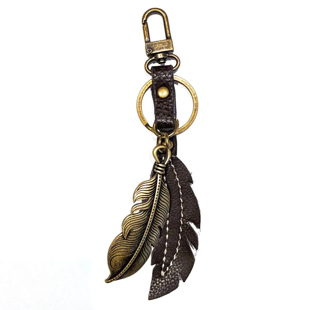 Chala Bronze Mini Metal Purse Charm, Key Fob, Animal Keychain - M605