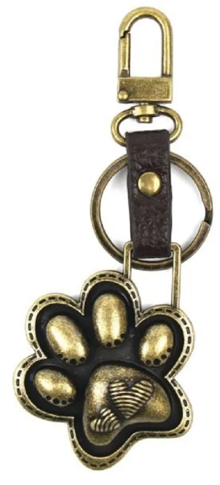 Chala Bronze Mini Metal Purse Charm, Key Fob, Animal Keychain - M605