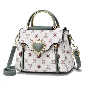Charming Print Designer-Inspired Handbag