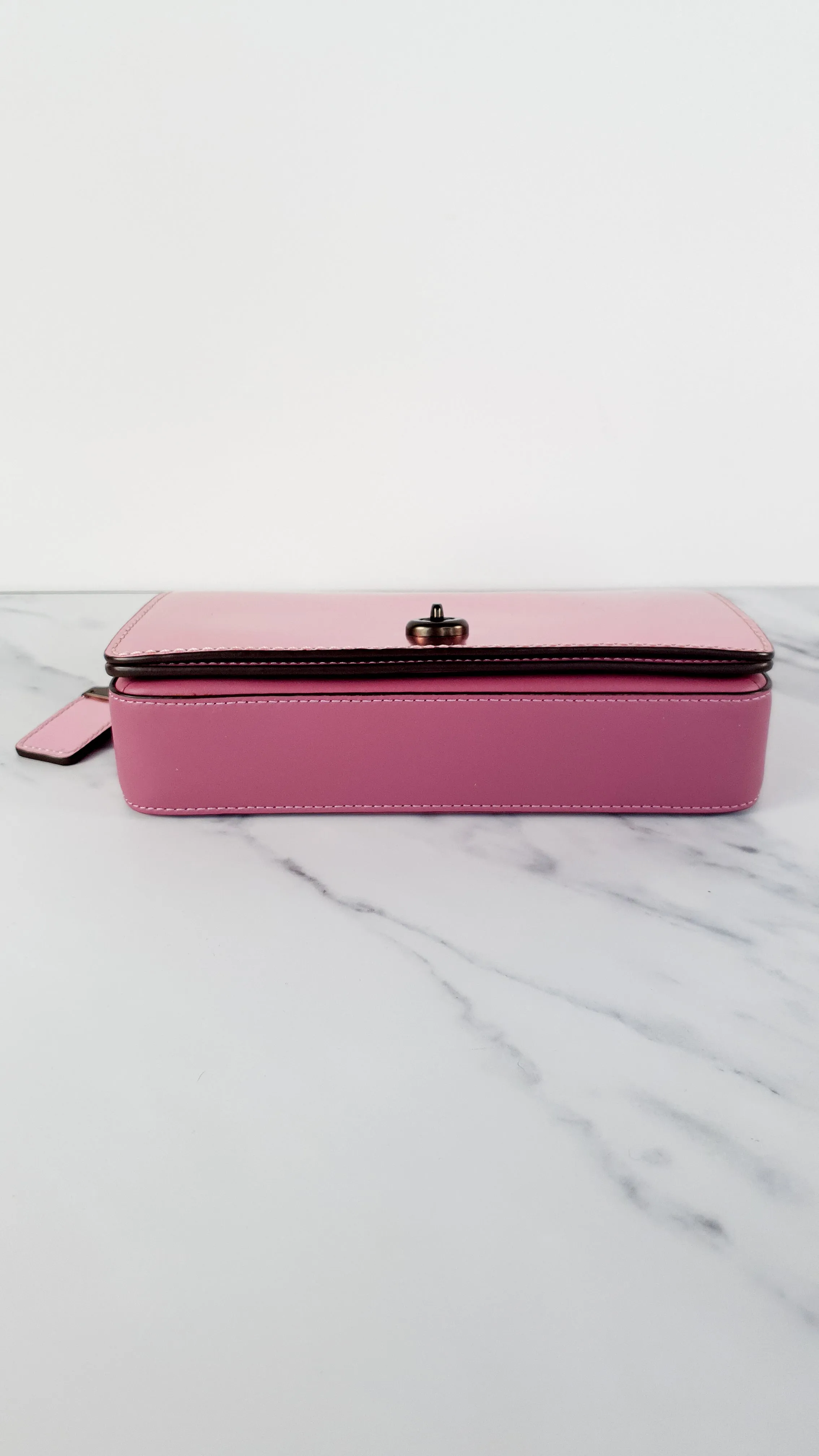 Coach 1941 Dinky in Shiny Metallic Pink & Primrose Smooth Leather Limited Edition - Coach 22832