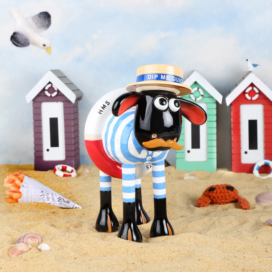 Collector's Only Beach Boy Shaun the Sheep Figurine