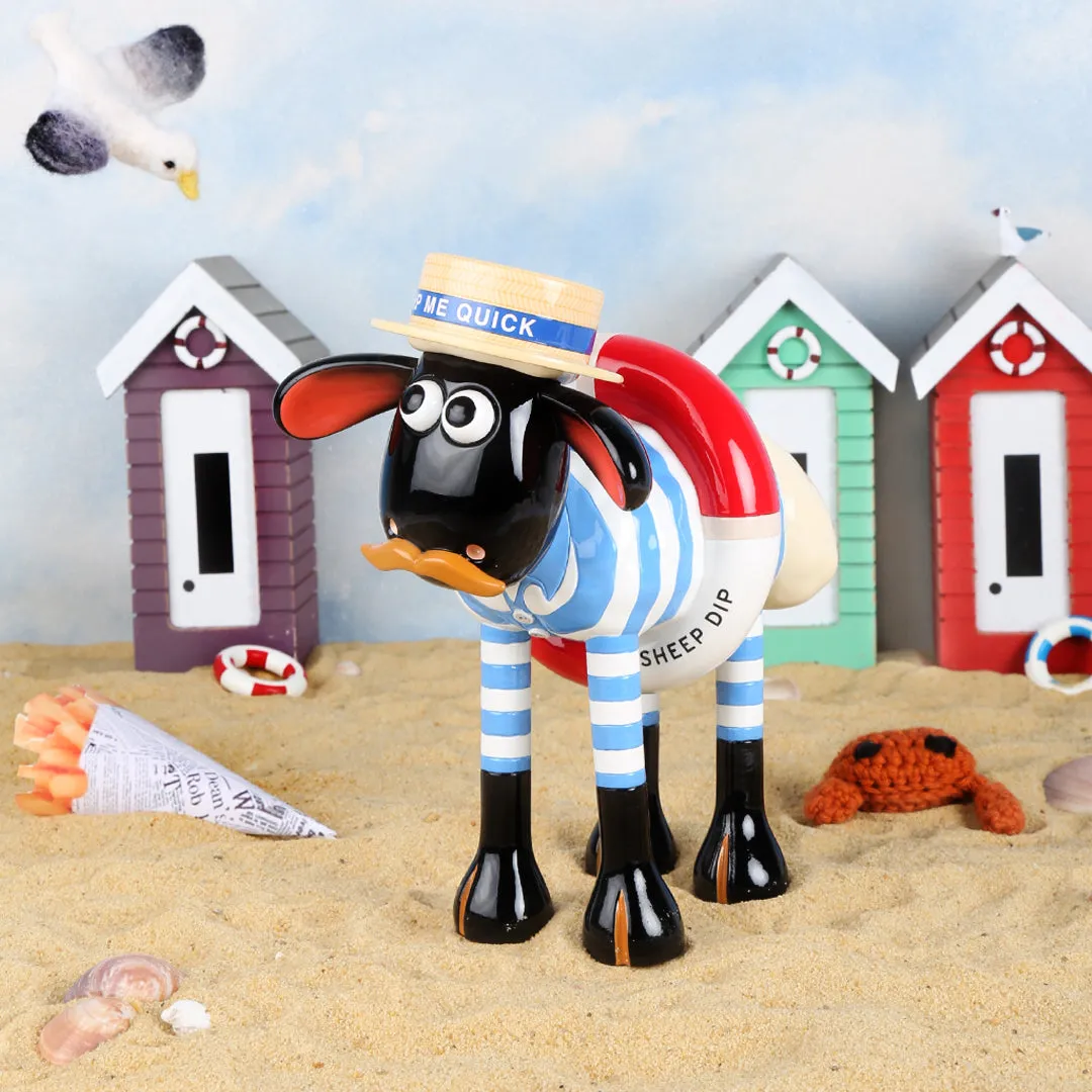 Collector's Only Beach Boy Shaun the Sheep Figurine