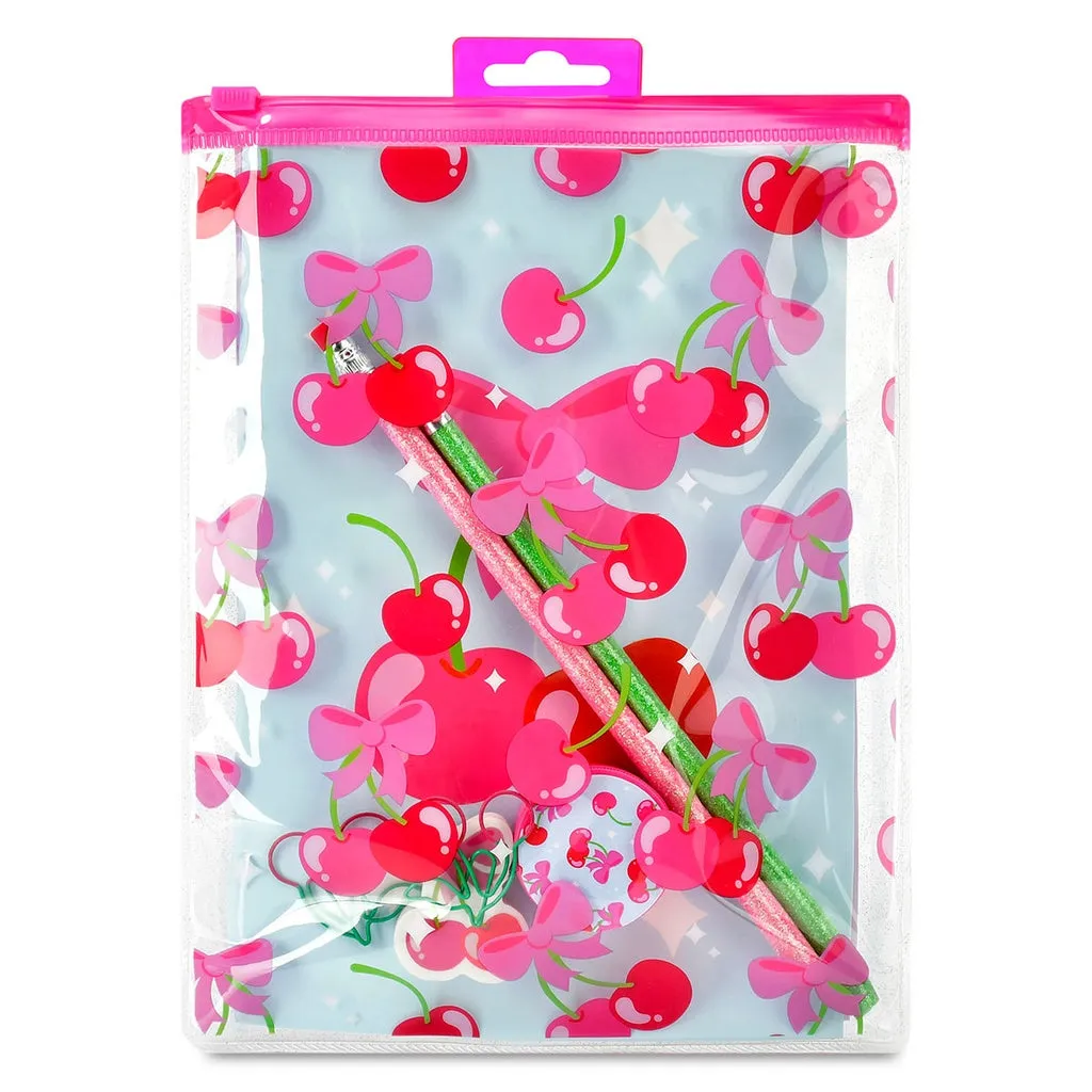 Creative Stationery | Cheerful Cherries Stationery Set | IScream