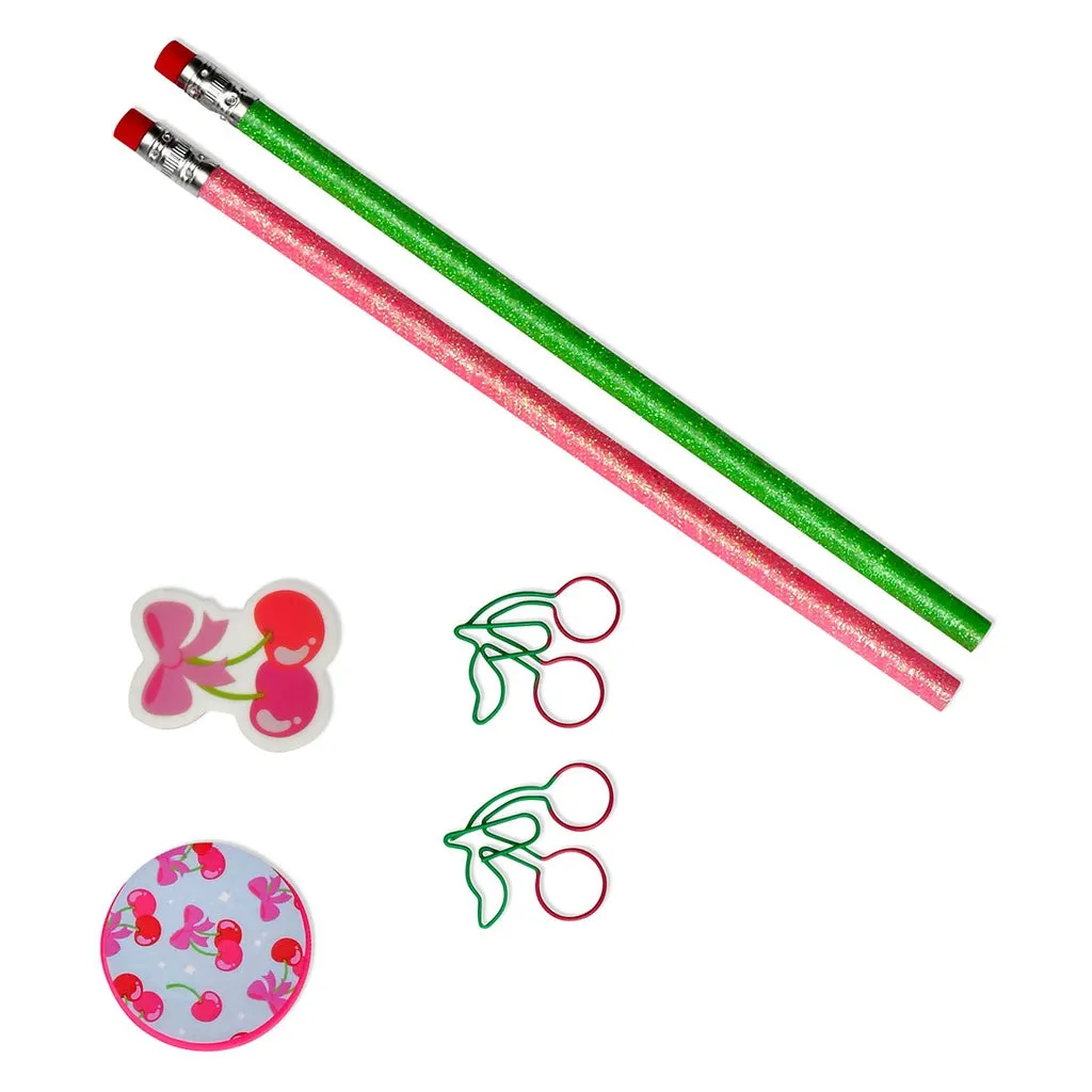 Creative Stationery | Cheerful Cherries Stationery Set | IScream
