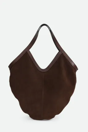 DANTE HOBO BAG IN DEEP MOCHA SUEDE