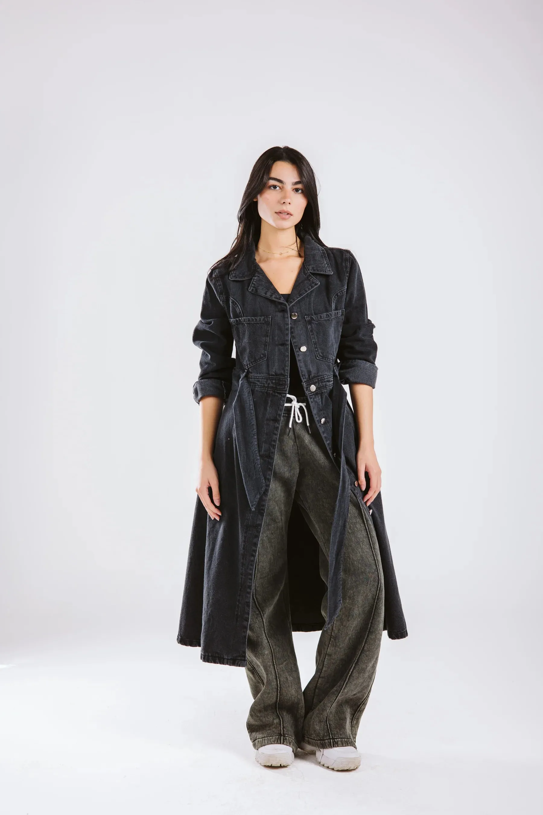 Denim Coat - Taj Sisters