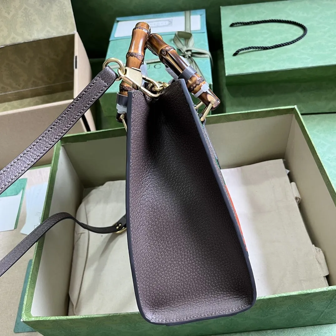 Diana - Bamboo Handle Handbag