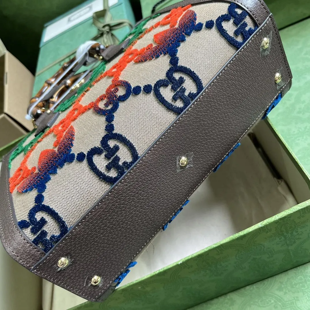 Diana - Bamboo Handle Handbag