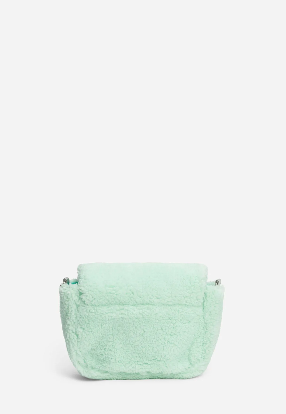 Faux Sherpa Crossbody Bag