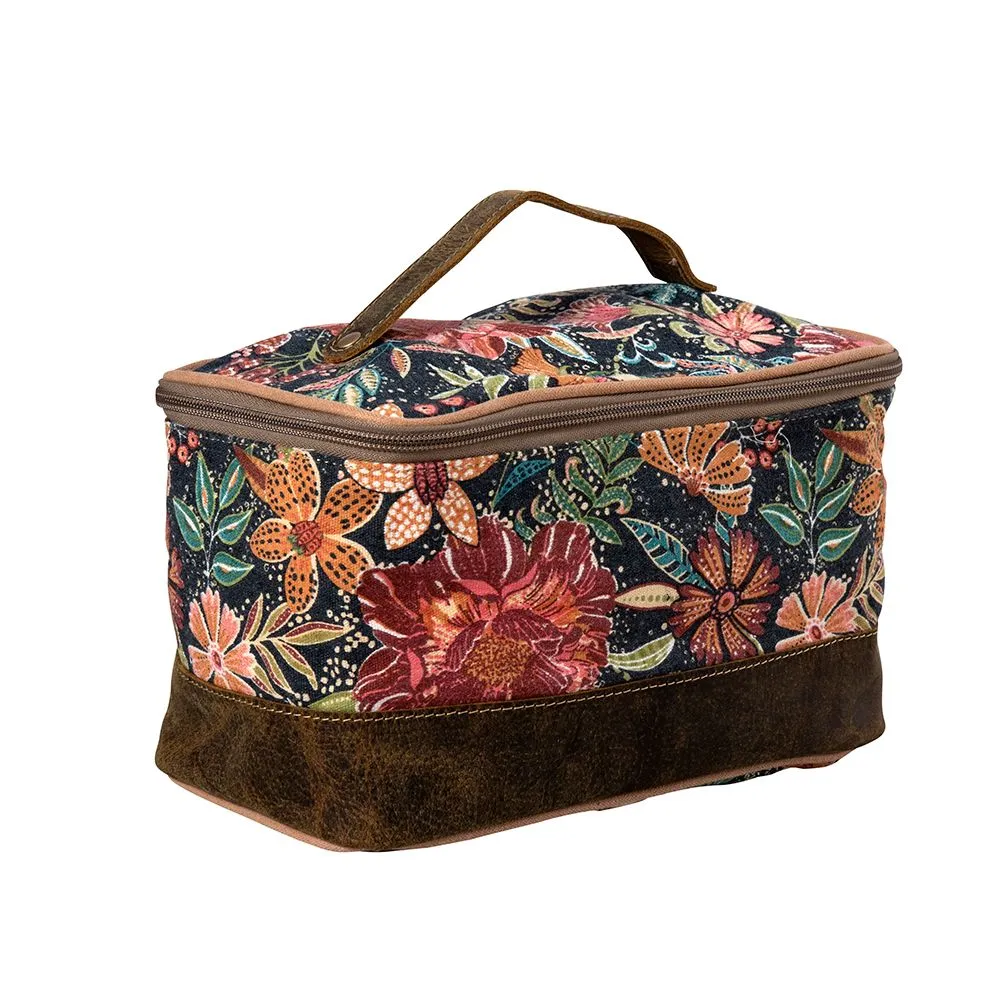Floral Shaving Kit Make Up Bag
