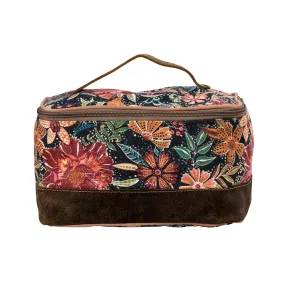 Floral Shaving Kit Make Up Bag