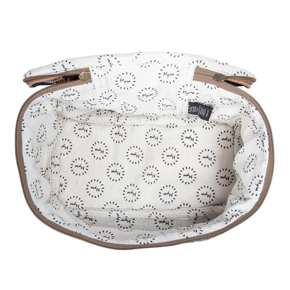 Floral Shaving Kit Make Up Bag