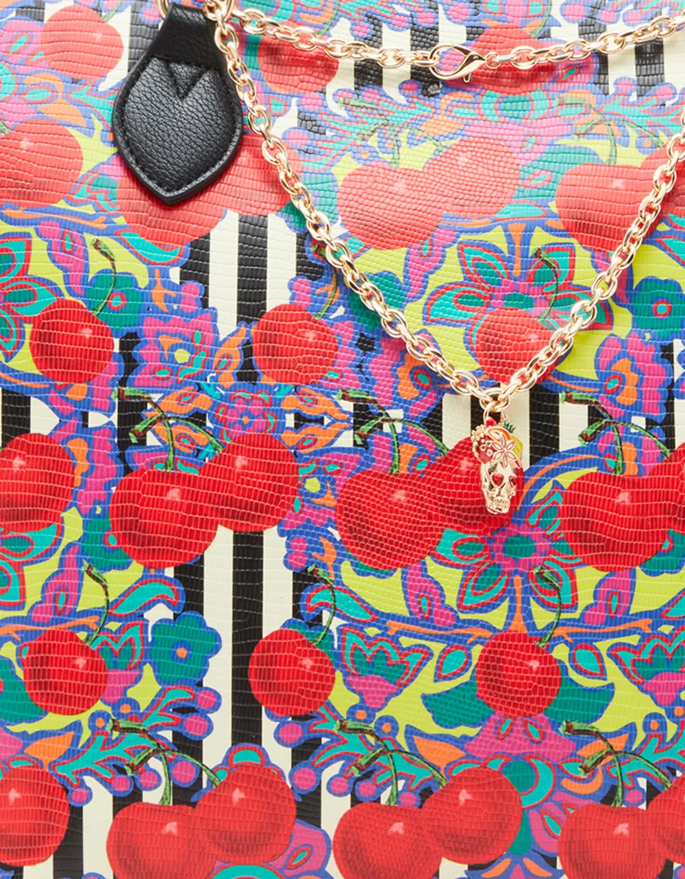 FRESH N FRUITY TOTE WITH NECKLACE RED