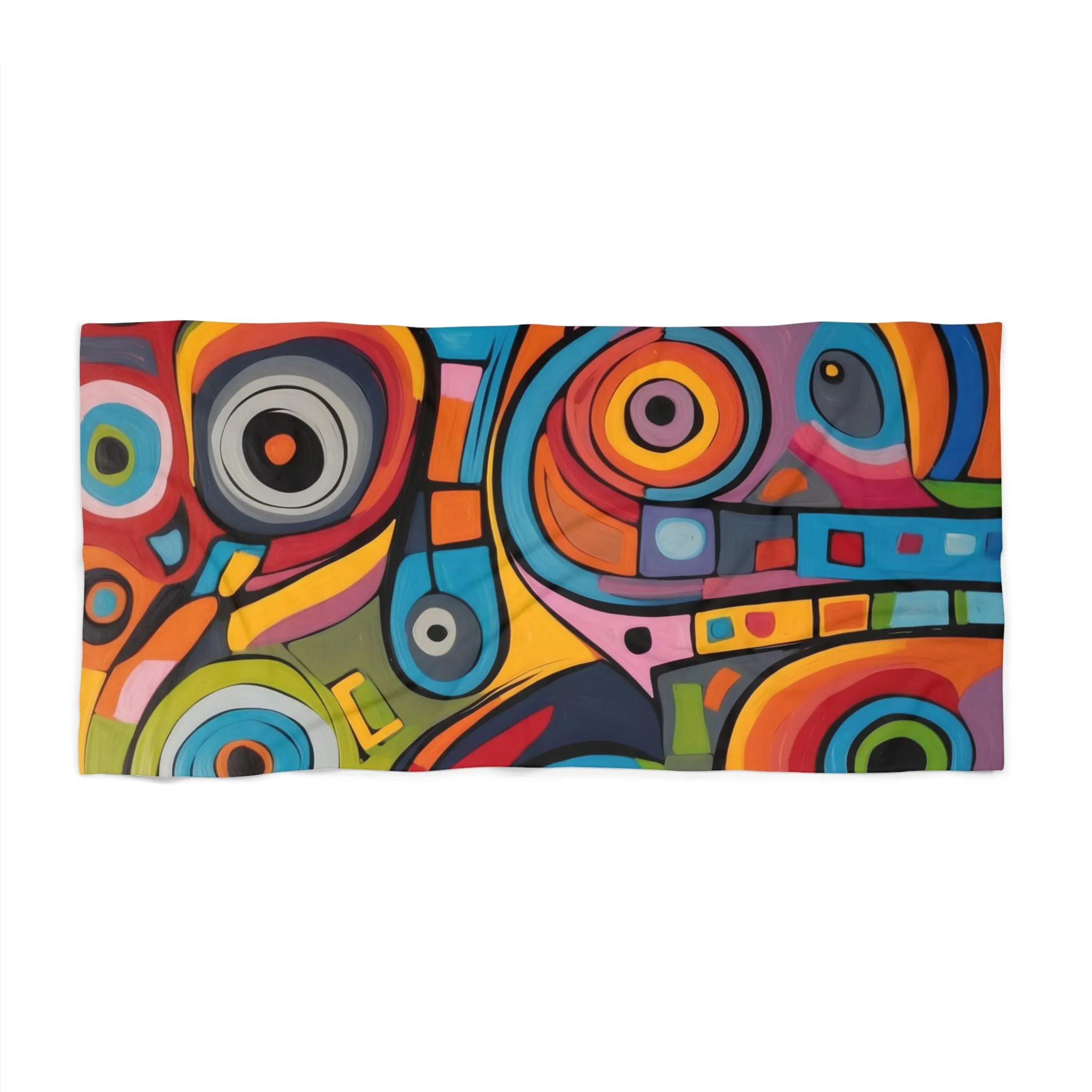 Fun Abstract Beach Towel - Choose Your Size