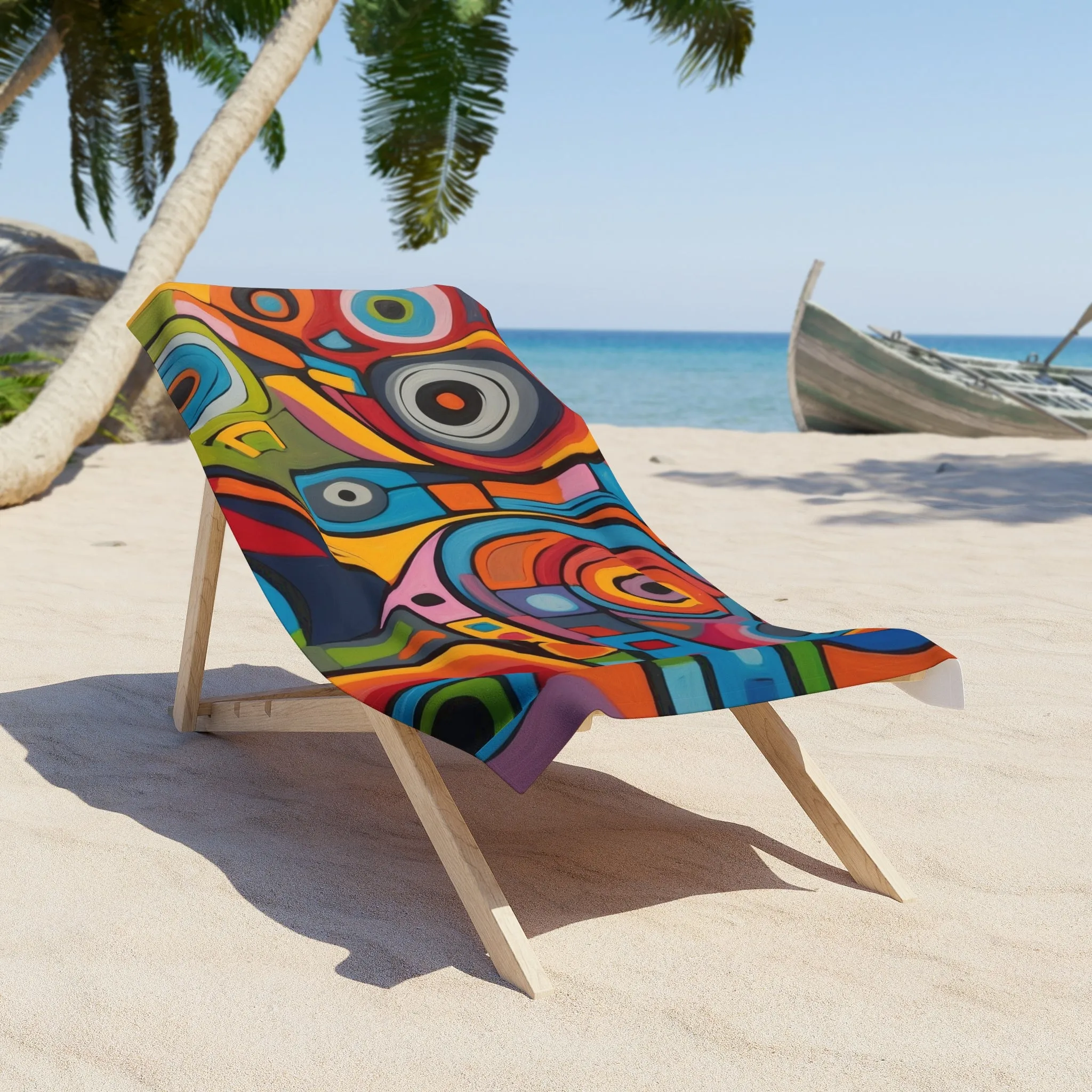 Fun Abstract Beach Towel - Choose Your Size