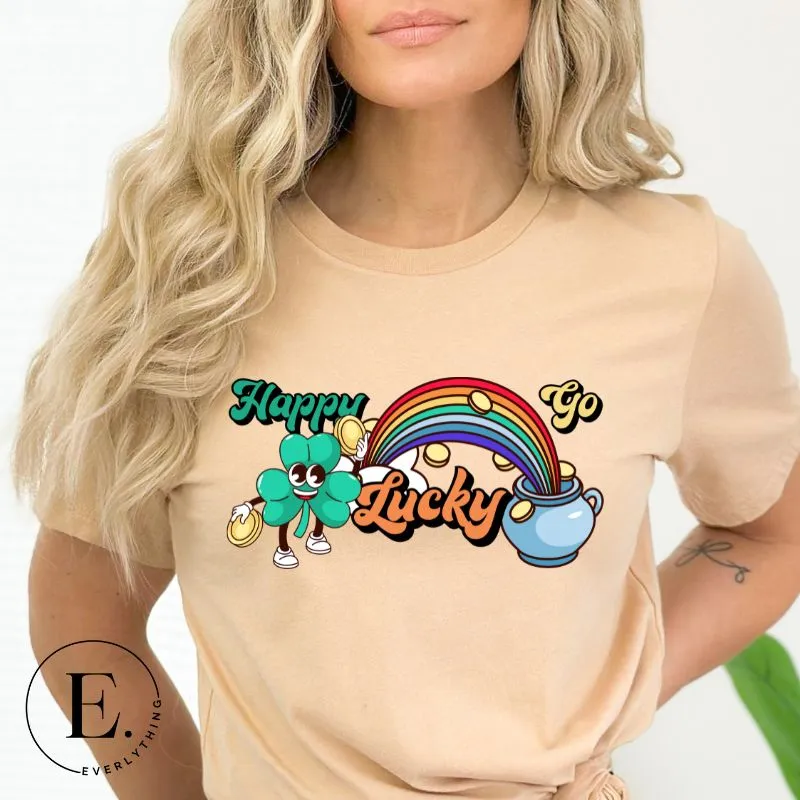 Happy Go Lucky St. Patrick's Day PNG Sublimation Design