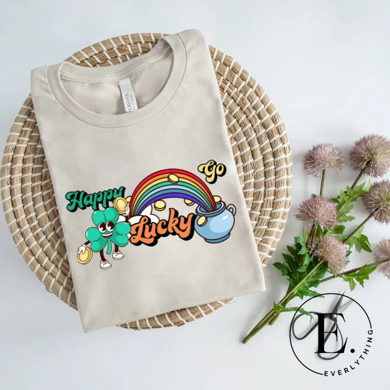Happy Go Lucky St. Patrick's Day PNG Sublimation Design