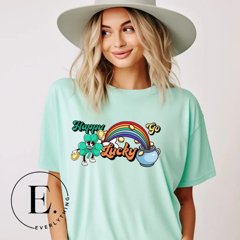 Happy Go Lucky St. Patrick's Day PNG Sublimation Design