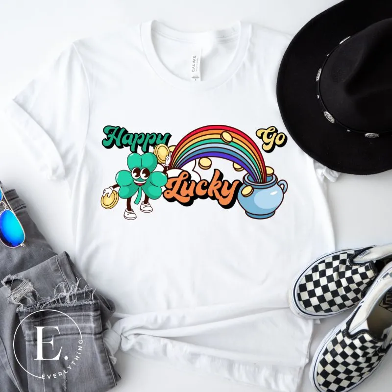 Happy Go Lucky St. Patrick's Day PNG Sublimation Design
