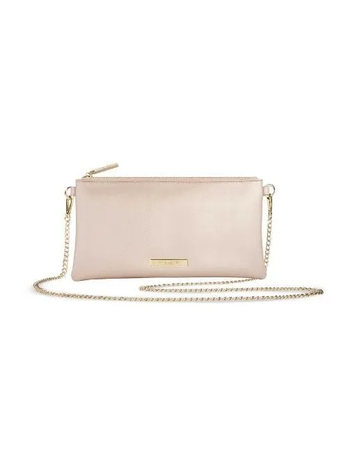 Katie Loxton S Freya Cross Body Bag Metallic Champagne KLB662 S
