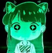 Komi Shouko - Komi-Cat - Light Up Keychain - Made in USA - Color Changing - Stocking Stuffer - Acrylic Key Chain - Komi Can't Wait