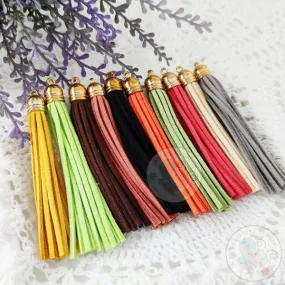 Large Faux Leather Tassel - (Assorted Pack)