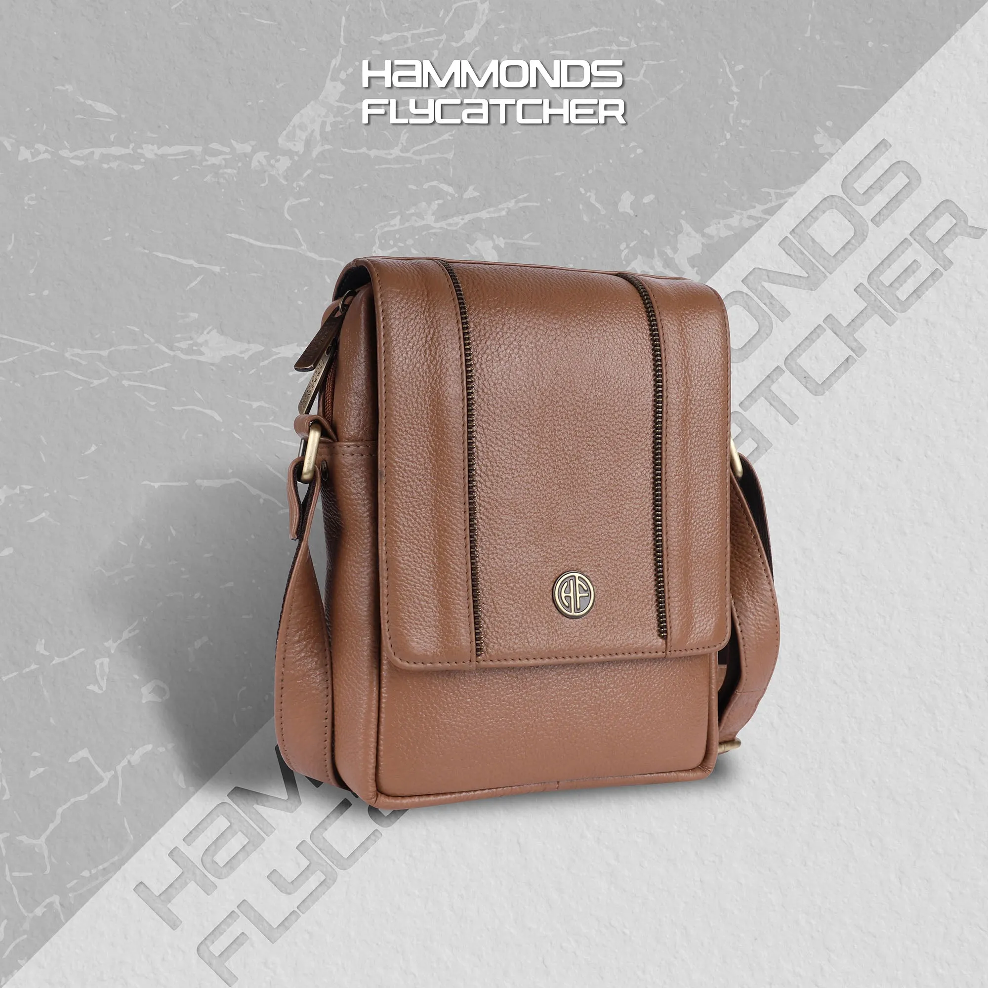 Leather Slingbag For Men - Adjustable Strap - 1 Year Warranty