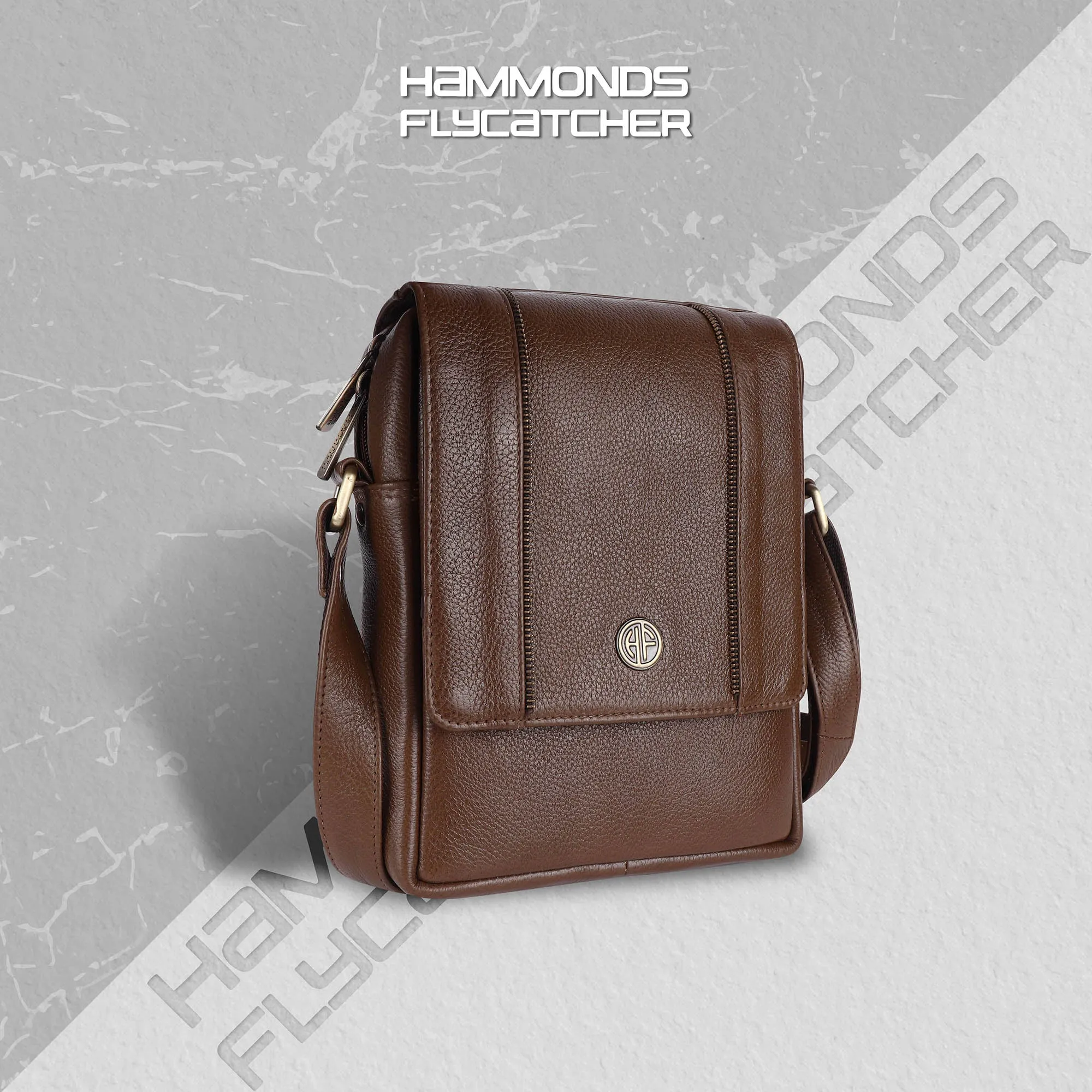 Leather Slingbag For Men - Adjustable Strap - 1 Year Warranty