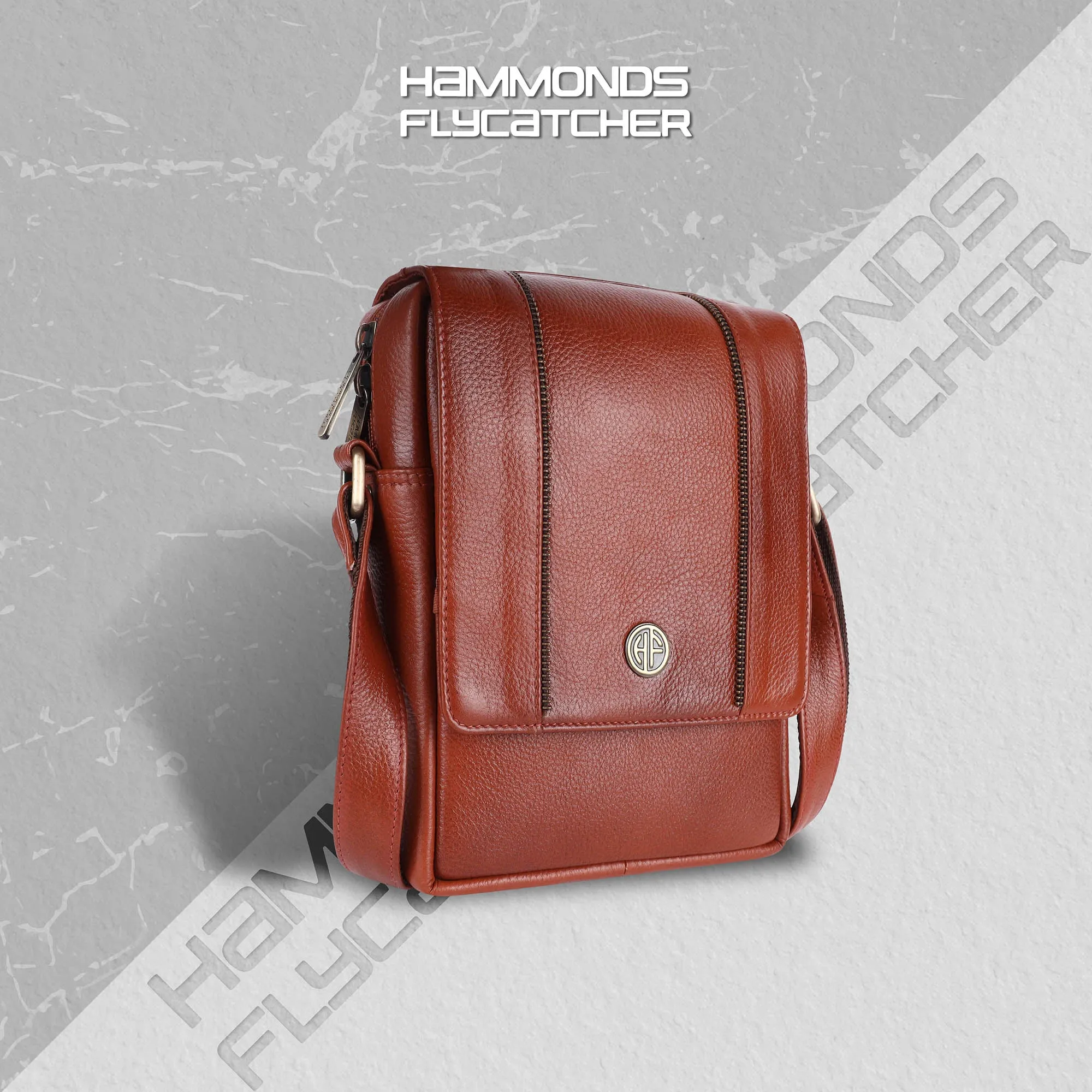 Leather Slingbag For Men - Adjustable Strap - 1 Year Warranty