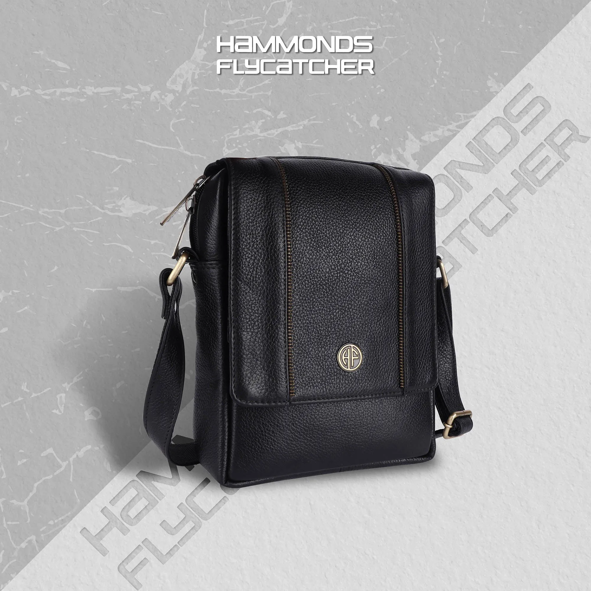 Leather Slingbag For Men - Adjustable Strap - 1 Year Warranty