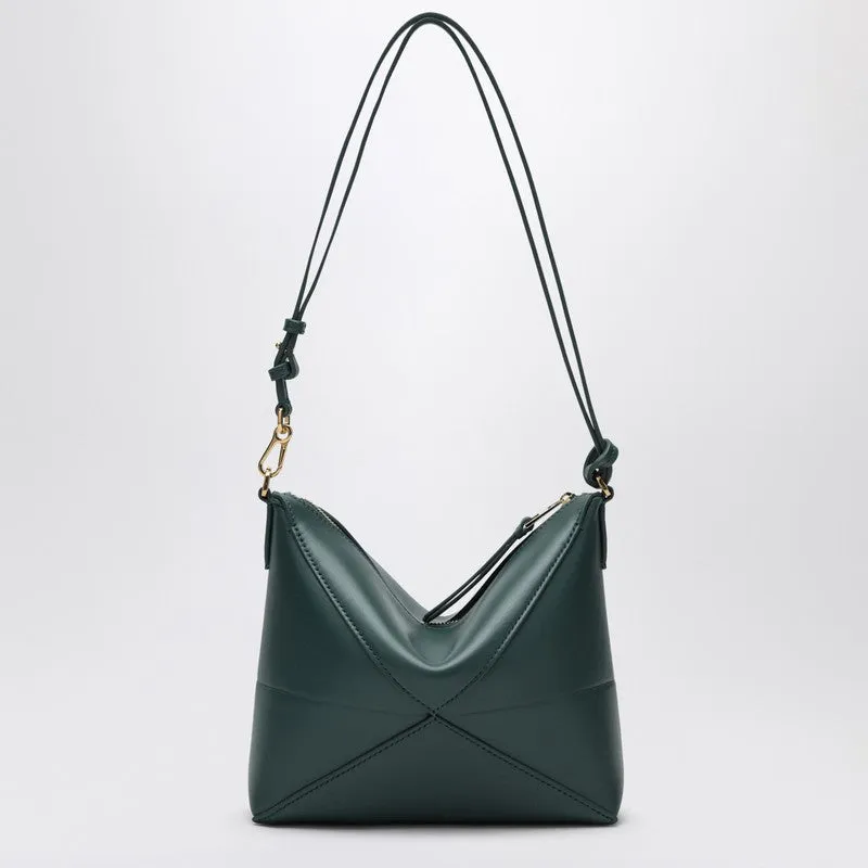 Loewe Puzzle Fold Green Clutch Bag Women