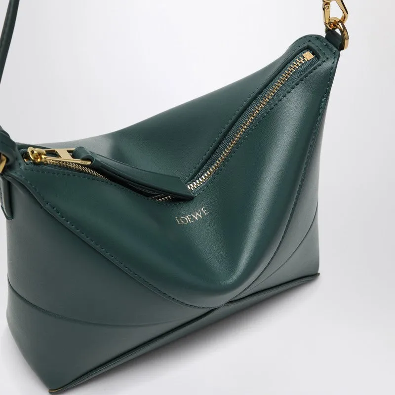 Loewe Puzzle Fold Green Clutch Bag Women