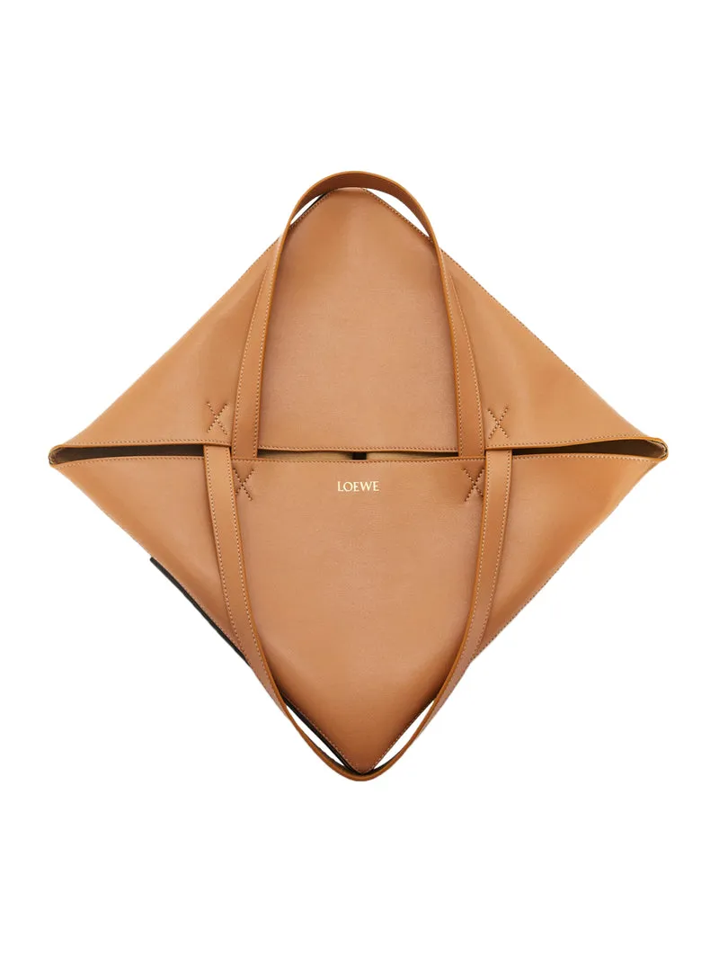 Loewe Women Puzzle Fold Tote Xl Bag In Shiny Calfskin
