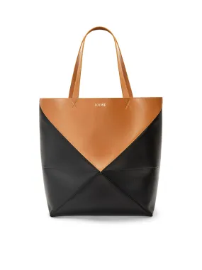 Loewe Women Puzzle Fold Tote Xl Bag In Shiny Calfskin