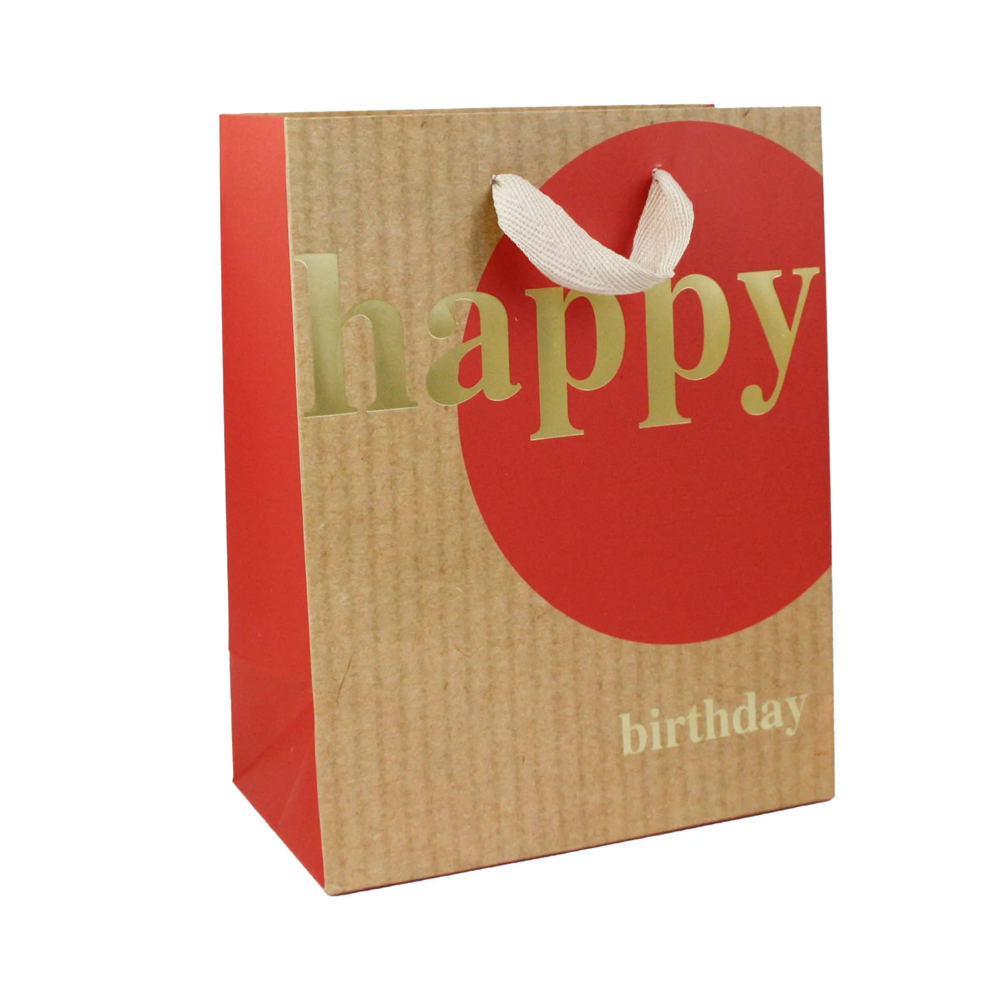 Luxury Happy Birthday Gift Bags - Set Of 4 Assorted Colours (Sizes Available)