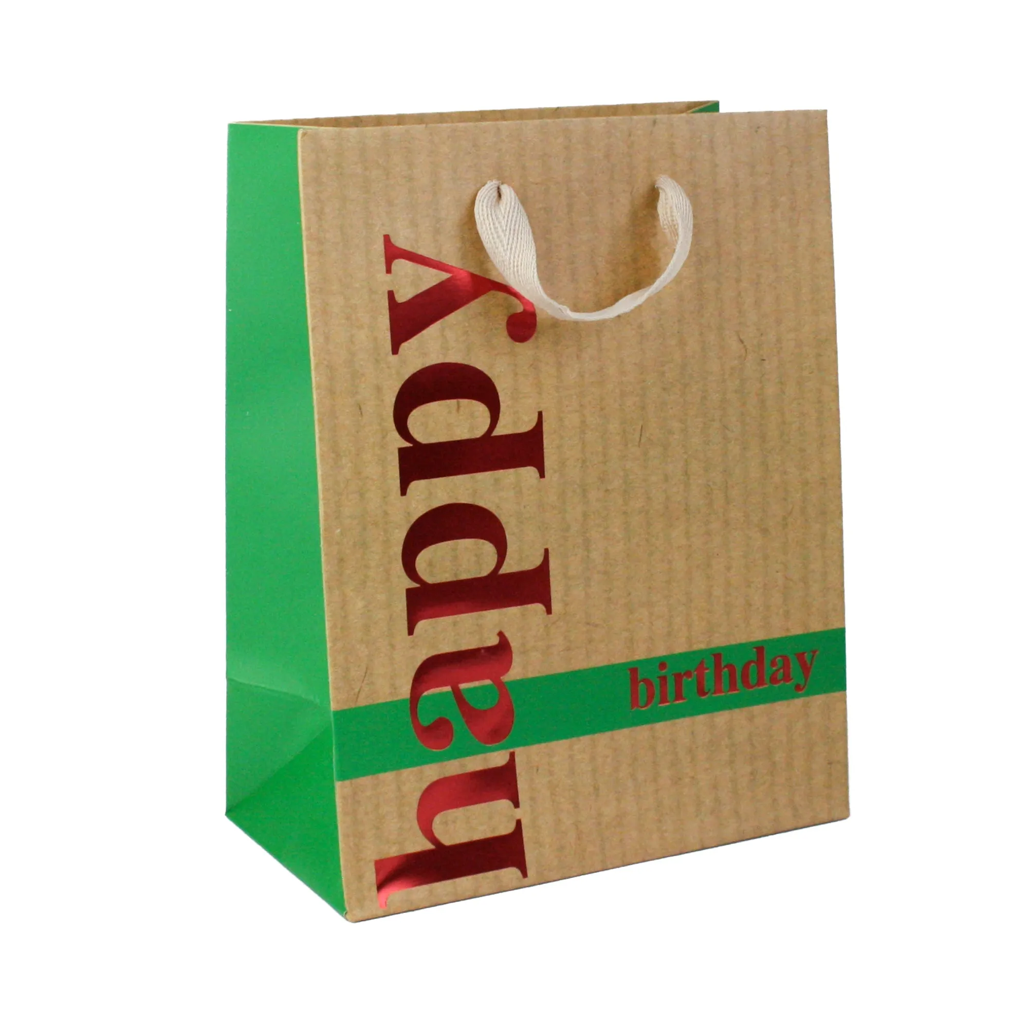 Luxury Happy Birthday Gift Bags - Set Of 4 Assorted Colours (Sizes Available)